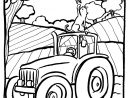 Coloriage Tracteur - Les Beaux Dessins De Transport À dedans Dessin De Tracteur À Colorier