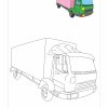 Coloriage-Transport-Dessin-Camion | Dessin Camion De Pompier dedans Dessin D Un Camion