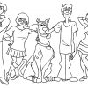 Coloriage Trois Fantômes Méchants À Imprimer concernant Scooby Doo À Colorier