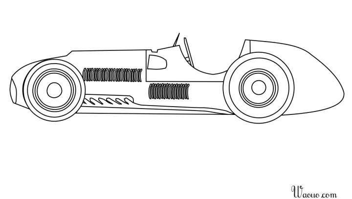 Coloriage Voiture De Course Ferrari Gratuit À Imprimer tout Ferrari A Colorier