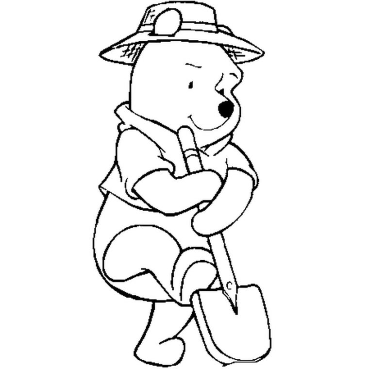 Coloriage Winnie L'ourson En Ligne Gratuit À Imprimer dedans Ourson A Colorier Et Imprimer