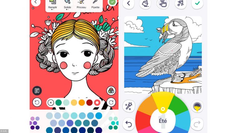 Coloriages: 3 Applications Pour Retrouver La Sérénité à Faire Coloriage Gratuit Sur Ordinateur