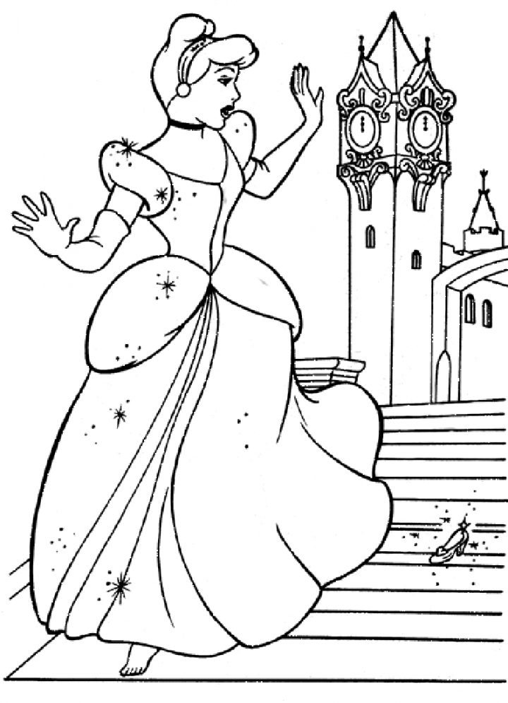 Coloriages À Imprimer : Cendrillon, Numéro : 514045 dedans Cendrillon À Colorier