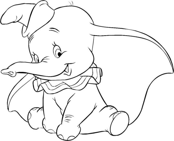 Coloriages À Imprimer : Dumbo, Numéro : 676750 concernant Dessin Dumbo