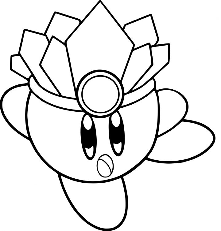 Coloriages À Imprimer : Kirby, Numéro : 430C9D1E concernant Coloriage Aspirateur