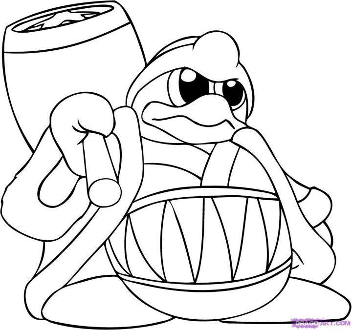 Coloriages À Imprimer : Kirby, Numéro : 54974 dedans Coloriage Aspirateur