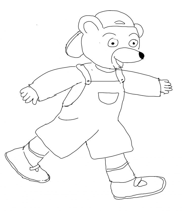 Coloriages À Imprimer : Petit Ours Brun, Numéro : 760021 concernant Coloriage De Petit Ours Brun