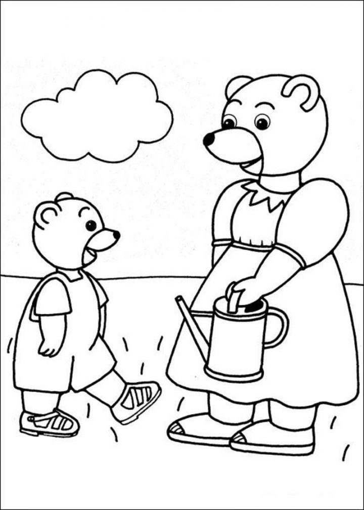 Coloriages À Imprimer : Petit Ours Brun, Numéro : 8D81E08D destiné Coloriage De Petit Ours Brun