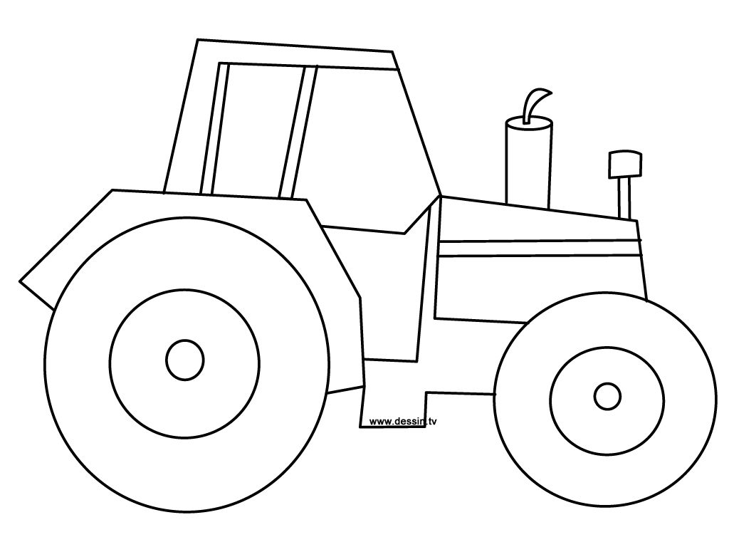 Coloriages À Imprimer : Tracteur, Numéro : 16984 concernant Dessin De Tracteur À Colorier 