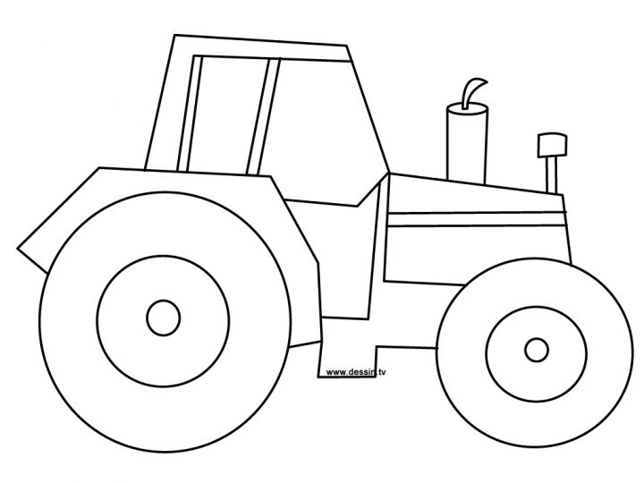 Coloriages À Imprimer : Tracteur, Numéro : 16984 pour Tracteur À Colorier