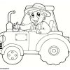 Coloriages À Imprimer : Tracteur, Numéro : 92F6C962 dedans Tracteur À Colorier