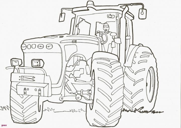 Coloriages À Imprimer : Tracteur, Numéro : D33B98E6 à Tracteur À Colorier