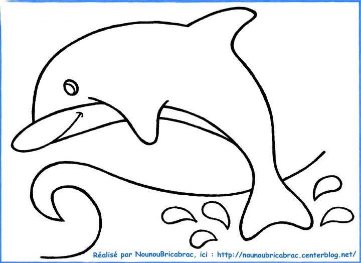 Coloriages Animaux | Coloriage Animaux, Dessin Facile encequiconcerne Dessin De Dauphin À Colorier