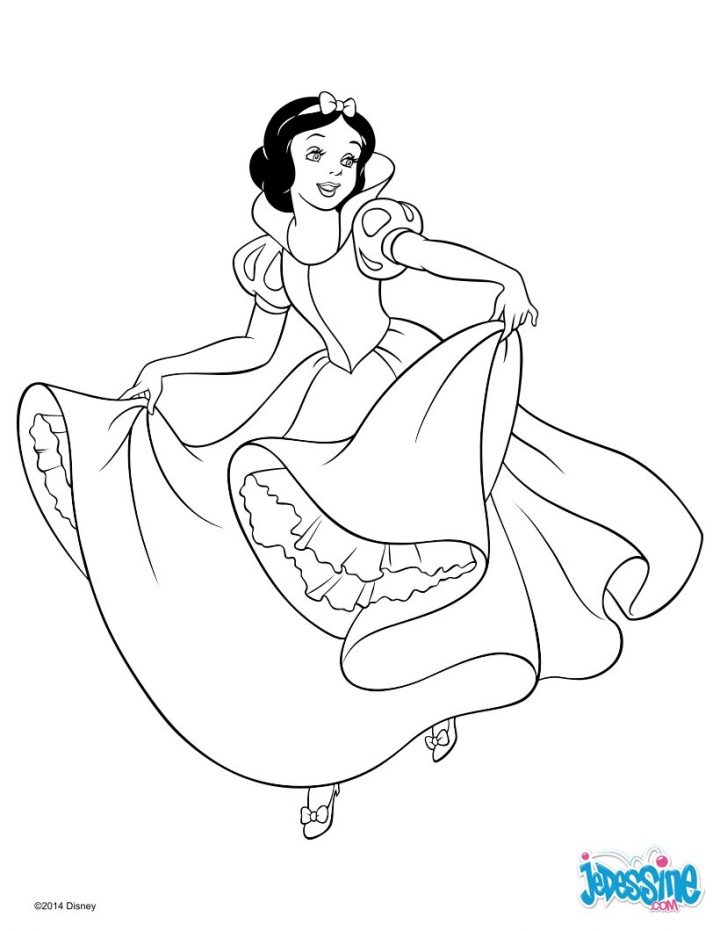 Coloriages Blanche Neige – Fr.hellokids serapportantà Blanche Neige A Colorier