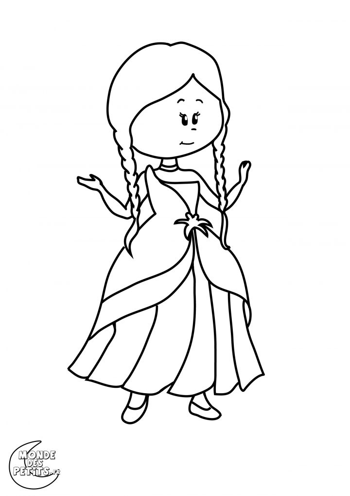 Coloriages Blanche Neige Grincheux concernant Blanche Neige A Colorier