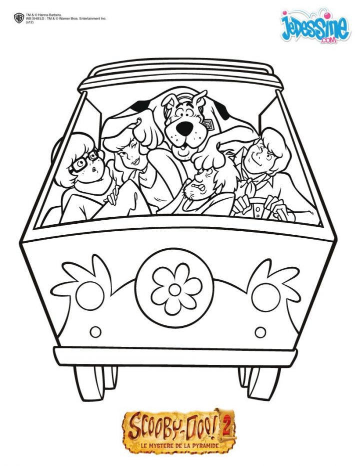 Coloriages Coloriage À Imprimer Scooby-Doo – Fr.hellokids avec Scooby Doo À Colorier