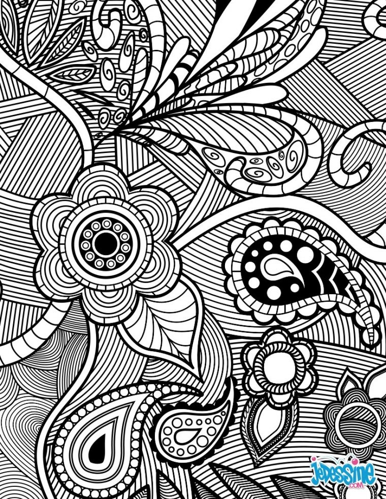 Coloriages Coloriage Adulte En Ligne – Fr.hellokids dedans Jeux De Coloriage De Rosace