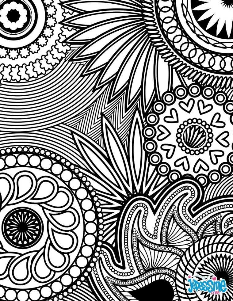 Coloriages Coloriage Anti-Stress – Fr.hellokids pour Jeux De Anti Stress