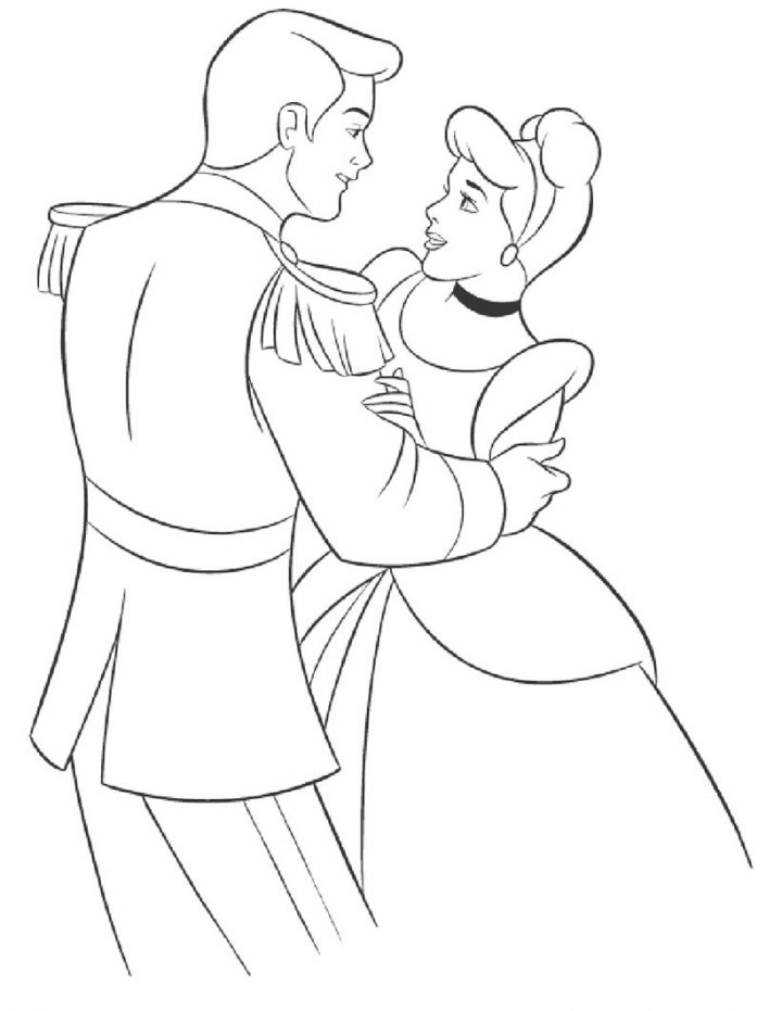 Coloriages Coloriage Gratuit Cendrillon À Imprimer – Fr avec Cendrillon À Colorier