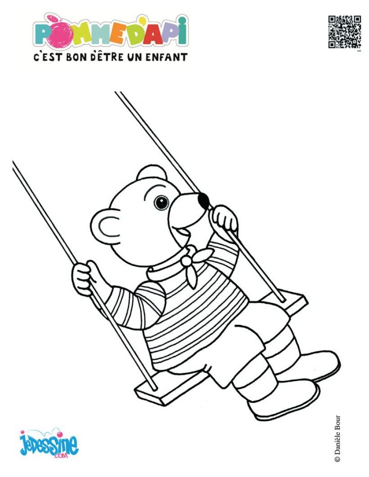 Coloriages Coloriages Petit Ours Brun – Fr.hellokids dedans Coloriage De Petit Ours Brun