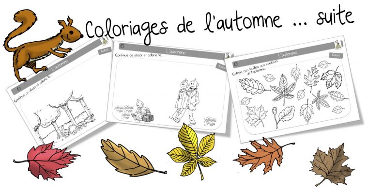 Coloriages D'automne dedans Cahier Coloriage A Imprimer