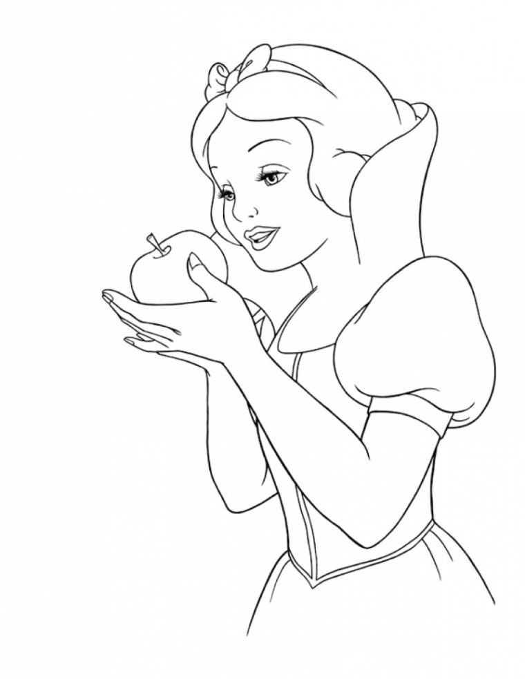 Coloriages De Blanche Neige, Coloriages Sur Conte Blanche avec Coloriage De Blanche Neige À Imprimer