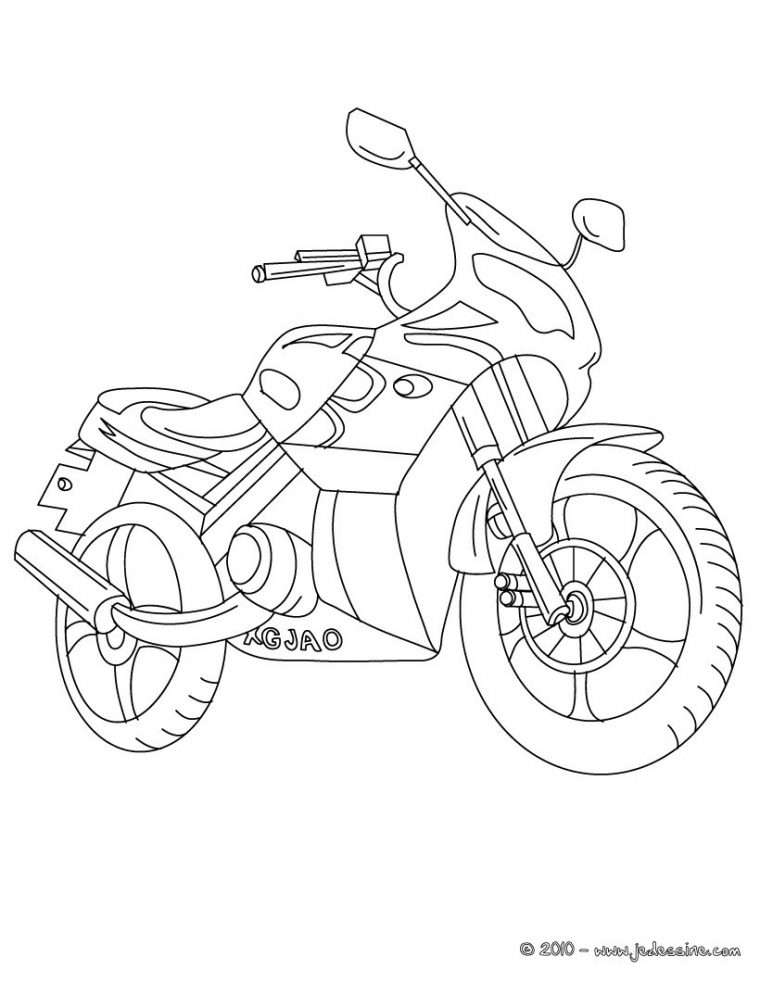 Coloriages De Motos – Coloriages – Coloriage À Imprimer intérieur Jeux Moto En Ligne Gratuit