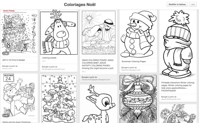 Coloriages De Noël À Imprimer Et Idées Déco… | Atelier Les avec Cahier Coloriage A Imprimer