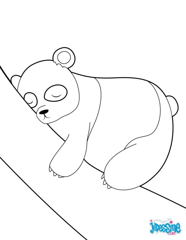 Coloriages De Pandas – Coloriages – Coloriage À Imprimer à Panda À Colorier