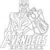 Coloriages Et Dessins Fortnite : Thanos Et Avengers concernant Lapin Crétin À Colorier