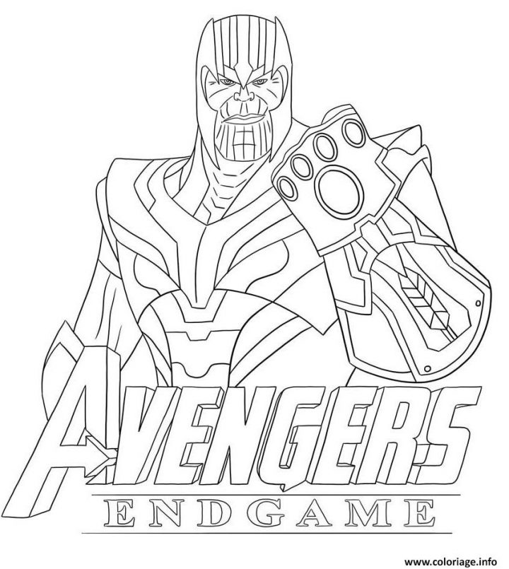 Coloriages Et Dessins Fortnite : Thanos Et Avengers concernant Lapin Crétin À Colorier