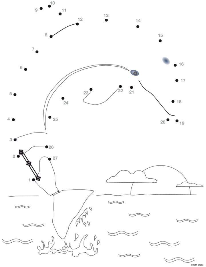 Coloriages Les Points À Relier Winter Le Dauphin – Fr destiné Jeux A Relier