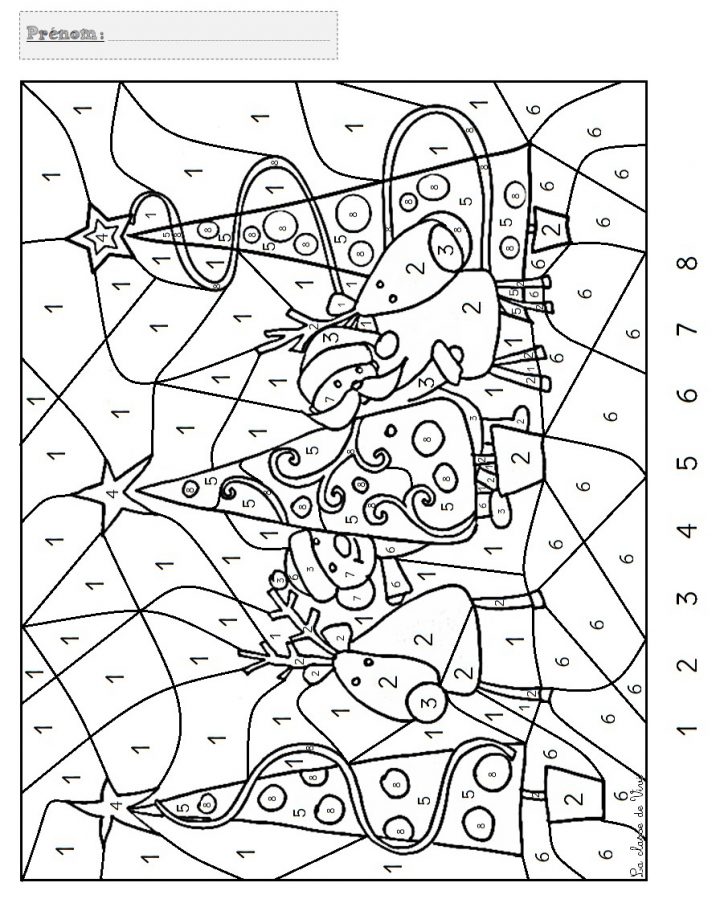 Coloriages Magiques – La Classe De Vivi encequiconcerne Coloriages Codés Gs