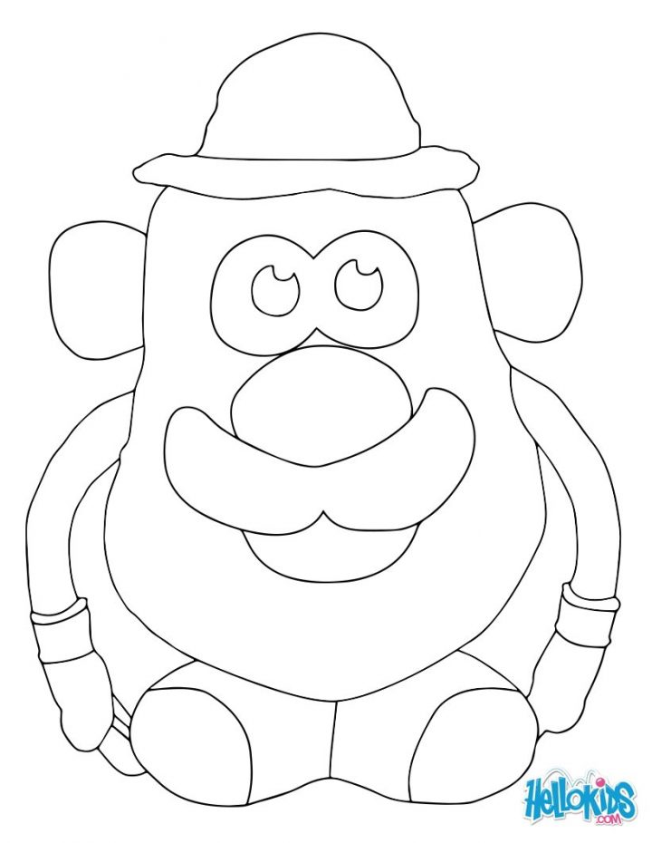 Coloriages Monsieur Patate – Fr.hellokids concernant Coloriage Mr Patate