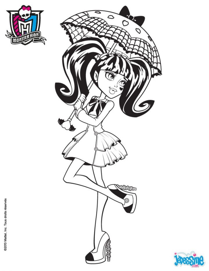 Coloriages Monster High À Imprimer – Fr.hellokids concernant Image Monster High A Imprimer