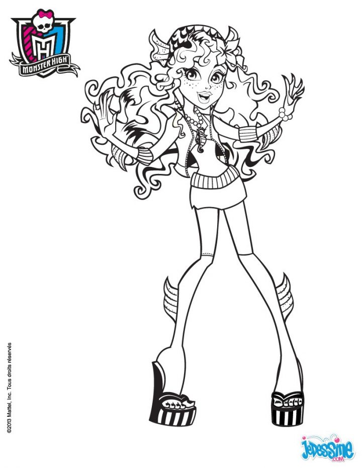 Coloriages Monster High – Fr.hellokids intérieur Image Monster High A Imprimer