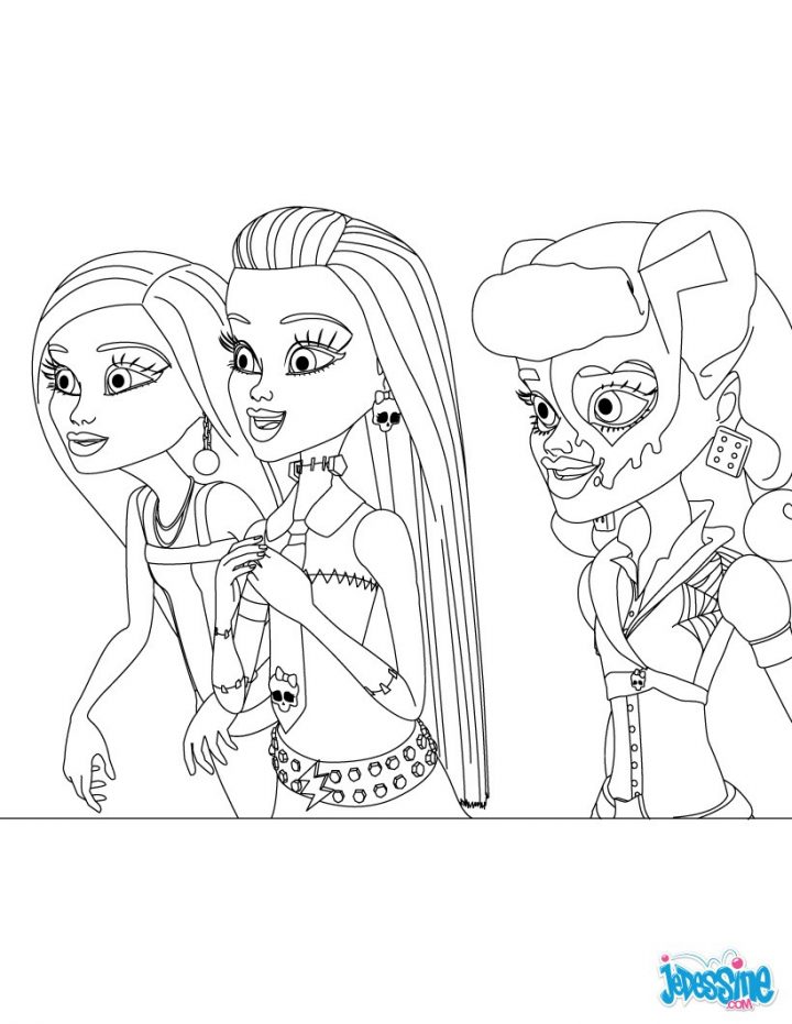 Coloriages Monster High – Fr.hellokids serapportantà Image Monster High A Imprimer