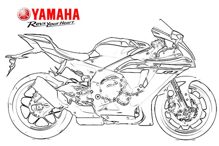 Coloriages Motos Yamaha pour Faire Coloriage Gratuit Sur Ordinateur