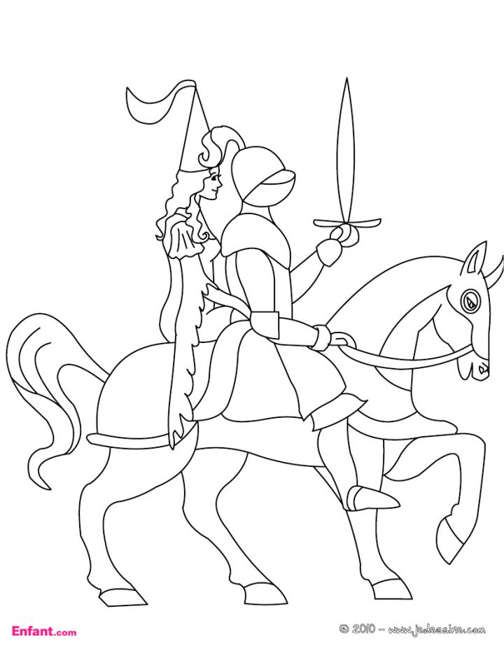 Coloriages Pour Garçon: Le Chevalier À L'épée encequiconcerne Coloriage D Épée