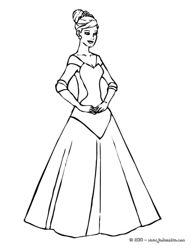 Coloriages Princesse À Colorier En Ligne – Fr.hellokids dedans Faire Coloriage Gratuit Sur Ordinateur