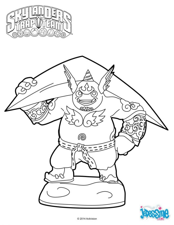 Coloriages Skylanders Trap Team – Coloriages – Coloriage À concernant Dessin De Skylanders