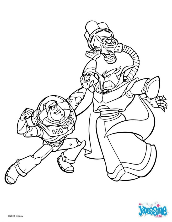 Coloriages Toy Story 2 – Buzz Et Zorg – Fr.hellokids dedans Mr Patate Coloriage