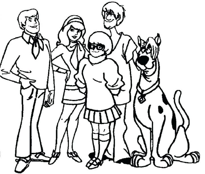 Coloring Pages : 47 Excelent Scooby Doo Coloring Pages Image dedans Scooby Doo À Colorier