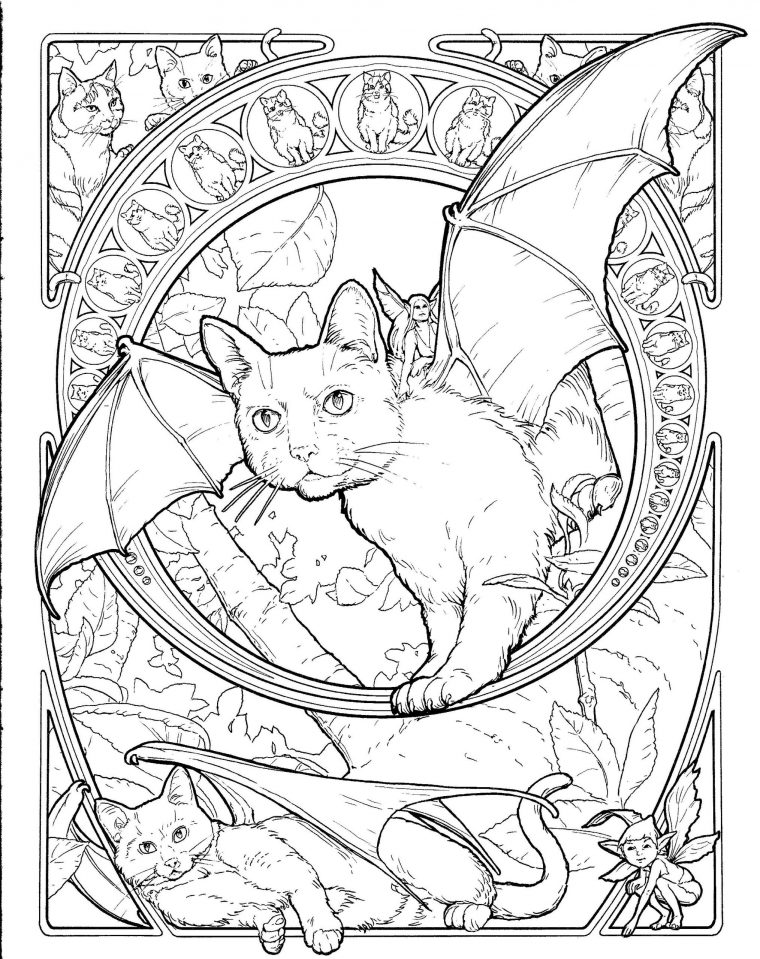 Coloring Pages : Coloring Fantasy Books For Adultsffee avec Mandala Fée