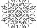 Coloring Pages : Coloring Mandala Drawingable Flower Simple à Mandala Fée