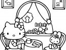 Coloring Pages : Hello Kitty At Home Play Bear Coloring intérieur Hello Kitty À Dessiner