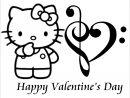 Coloring Pages : Hello Kitty Valentine Coloring Free Baby serapportantà Hello Kitty À Dessiner