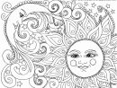 Coloring Pages : Mandala Sun And Moon Coloring Free dedans Mandala Fée