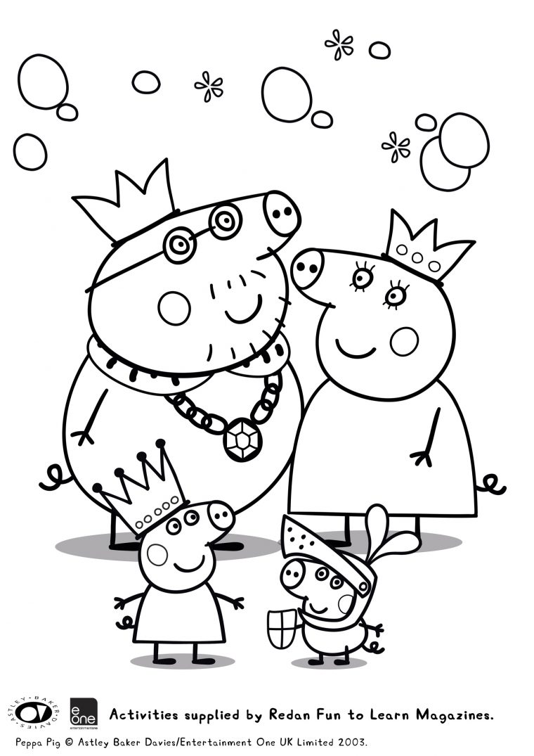 Coloring Pages : Peppa Pig Sketch At Paintingvalley Explore tout Peppa Pig A Colorier