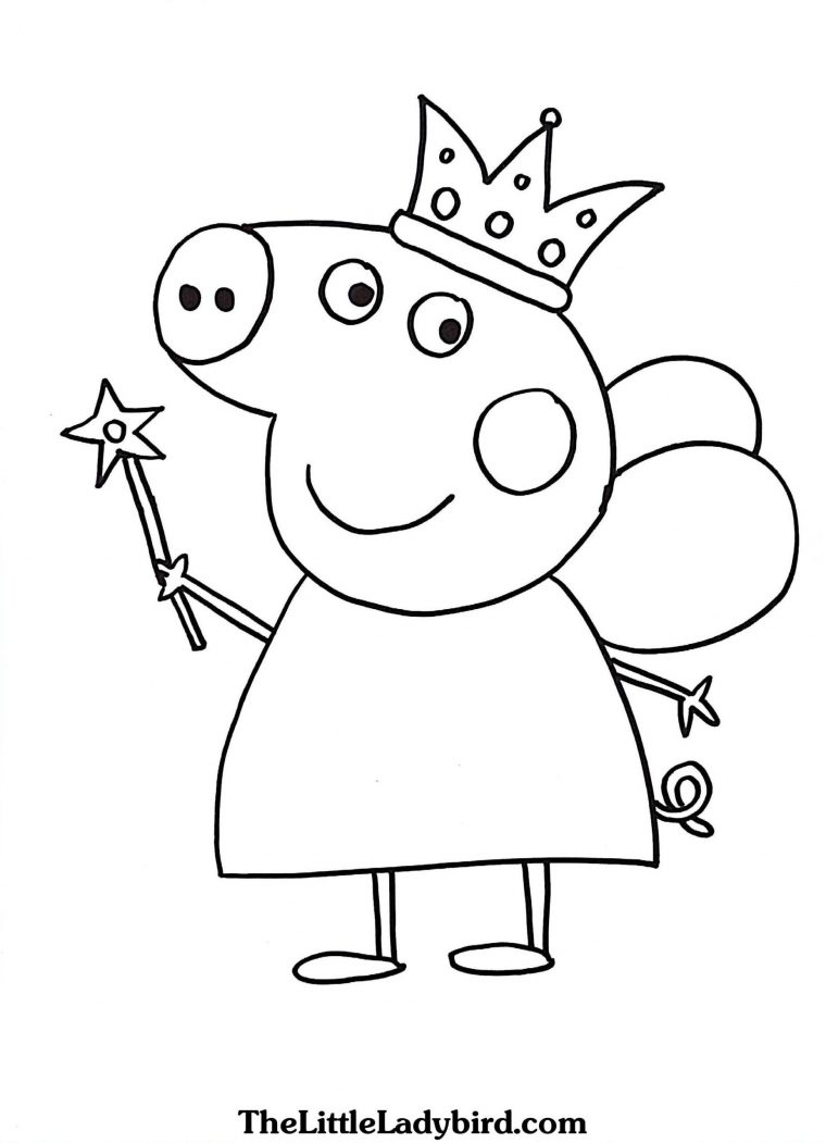 Peppa Pig A Colorier  PrimaNYC.com